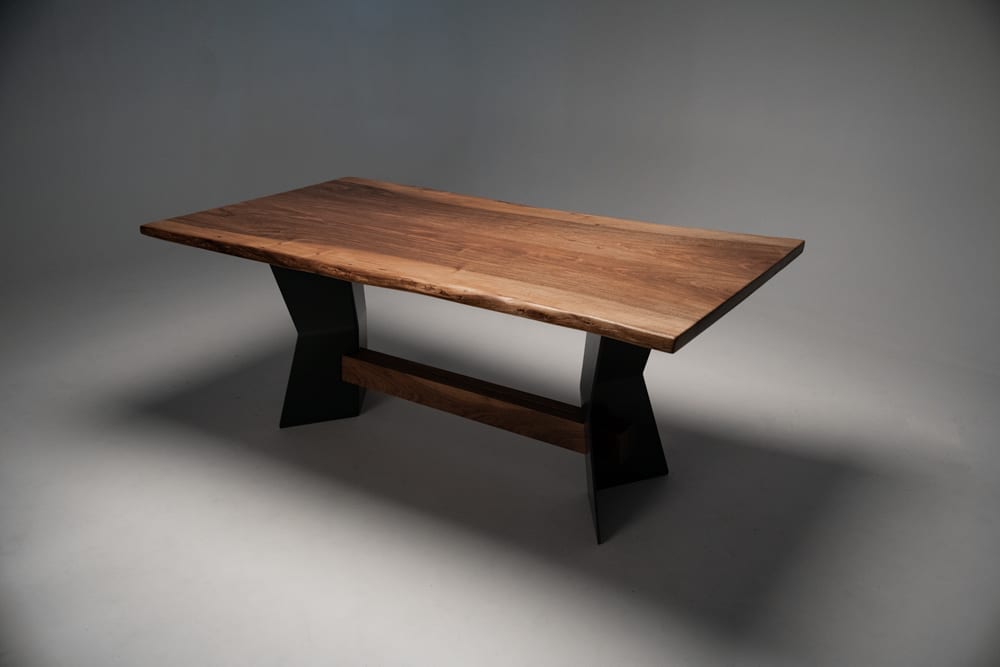 Farmhouse Dining Table In English Walnut - Image 2