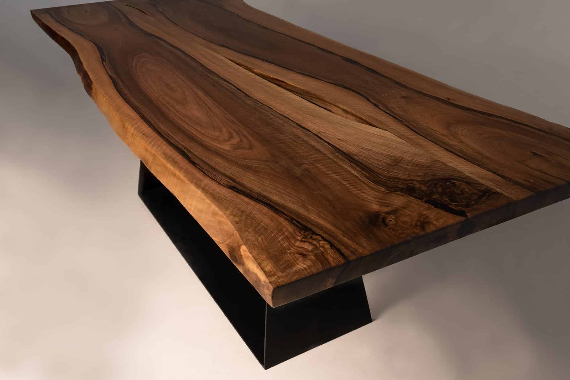 Dining Table and Bench Set In French Walnut - Image 5