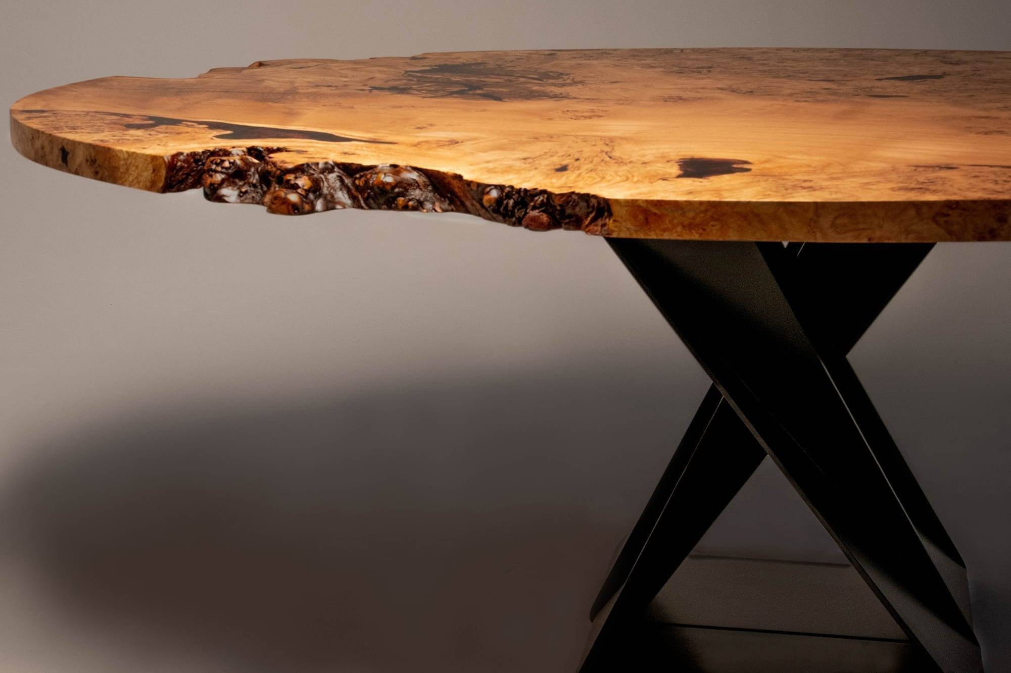 Oval Oak Dining Table In Pippy Oak - Image 5