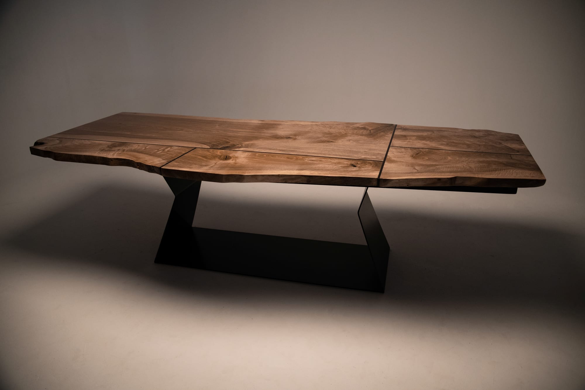 English Walnut Epoxy Table | Jigsaw Design - Image 4