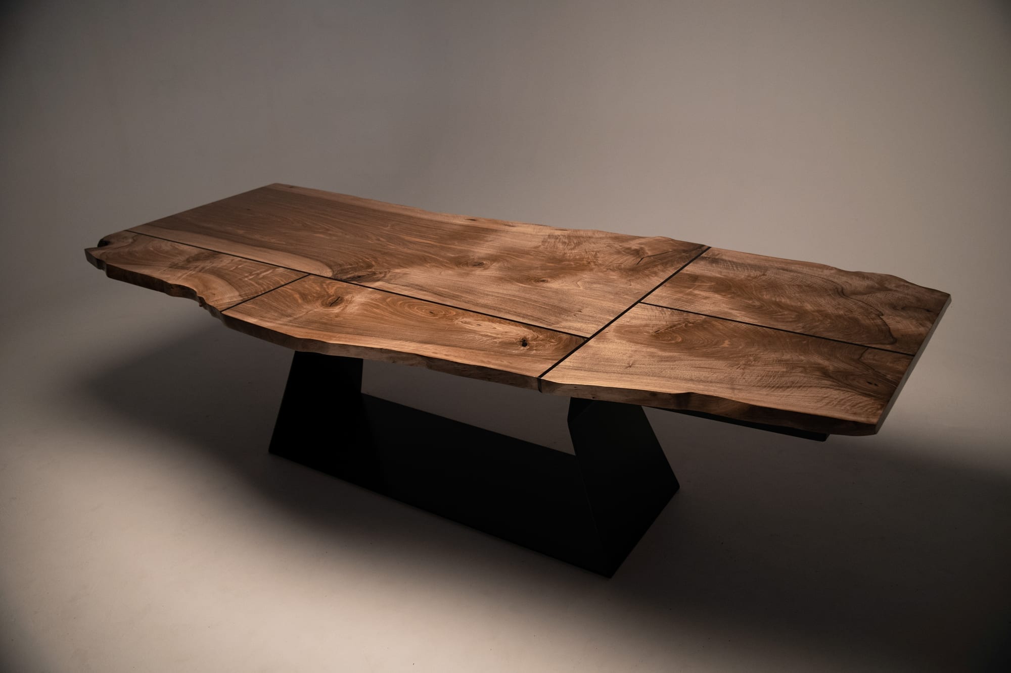 English Walnut Epoxy Table | Jigsaw Design - Image 3