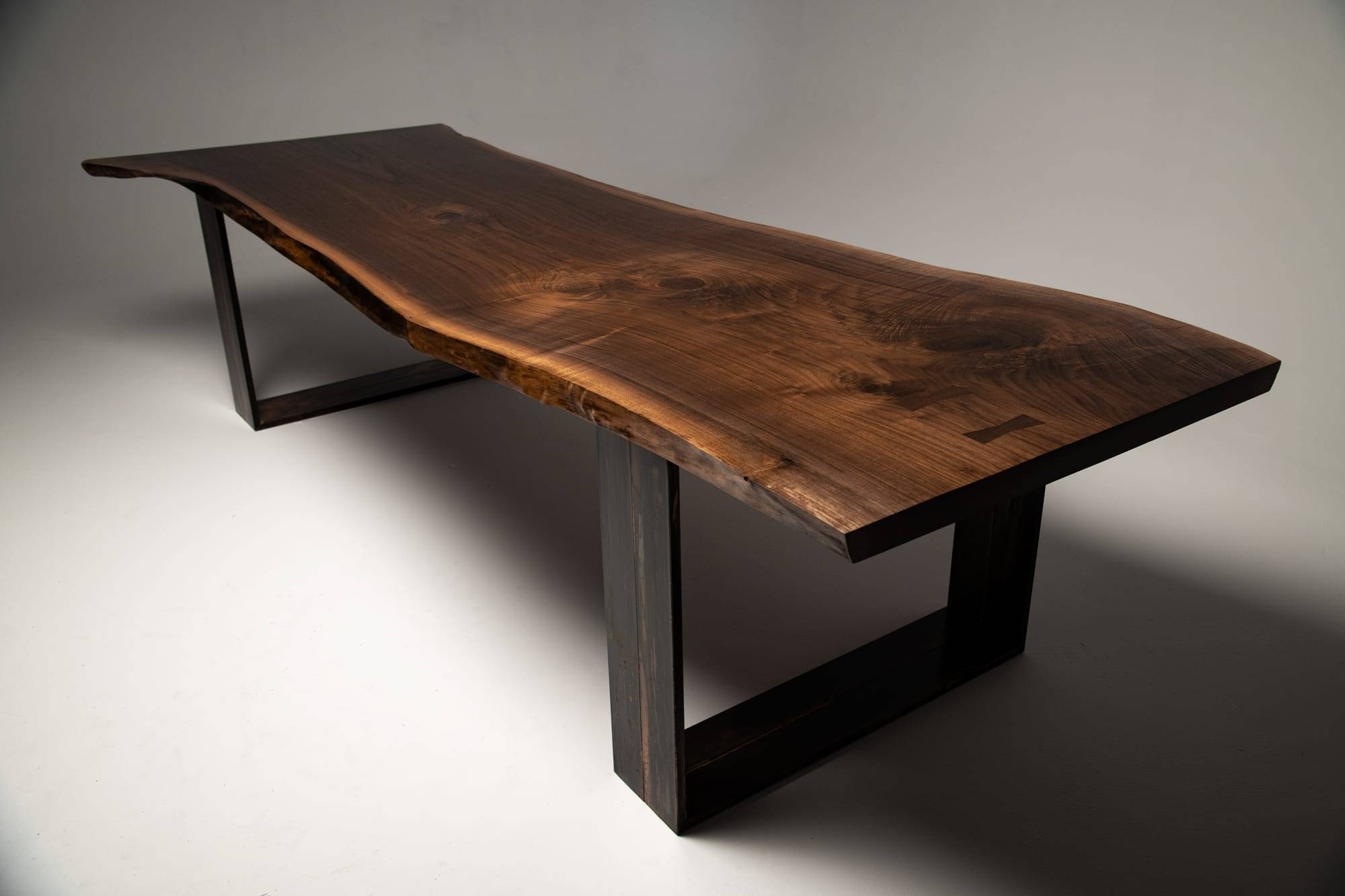 Black Walnut Slab Table | Rare Single Pennsylvanian Slab