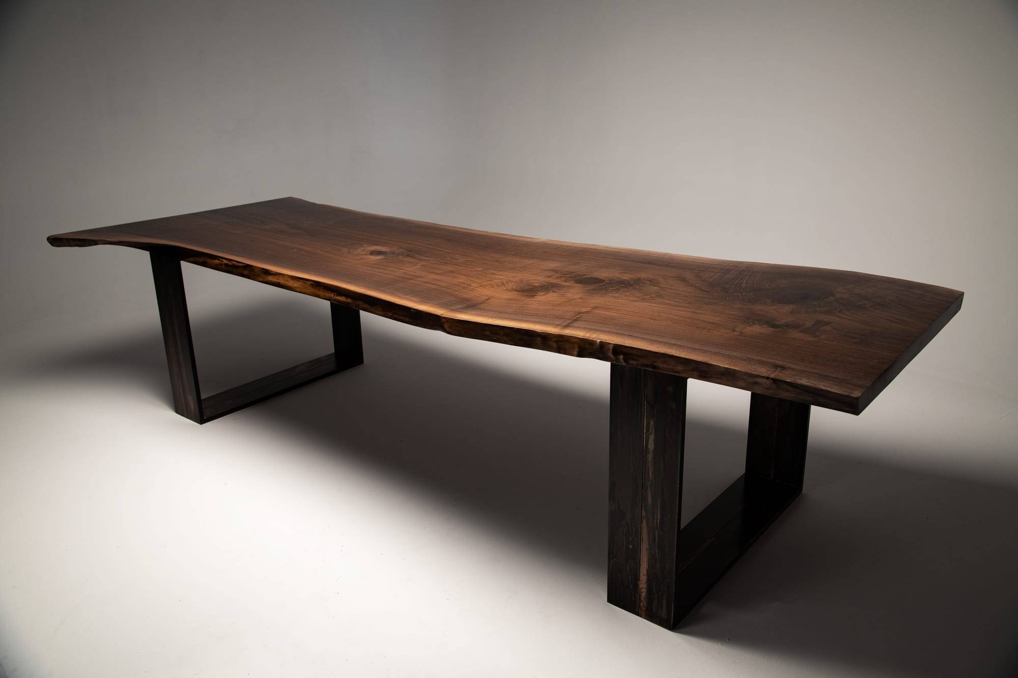 Black Walnut Slab Table | Rare Single Pennsylvanian Slab - Image 3