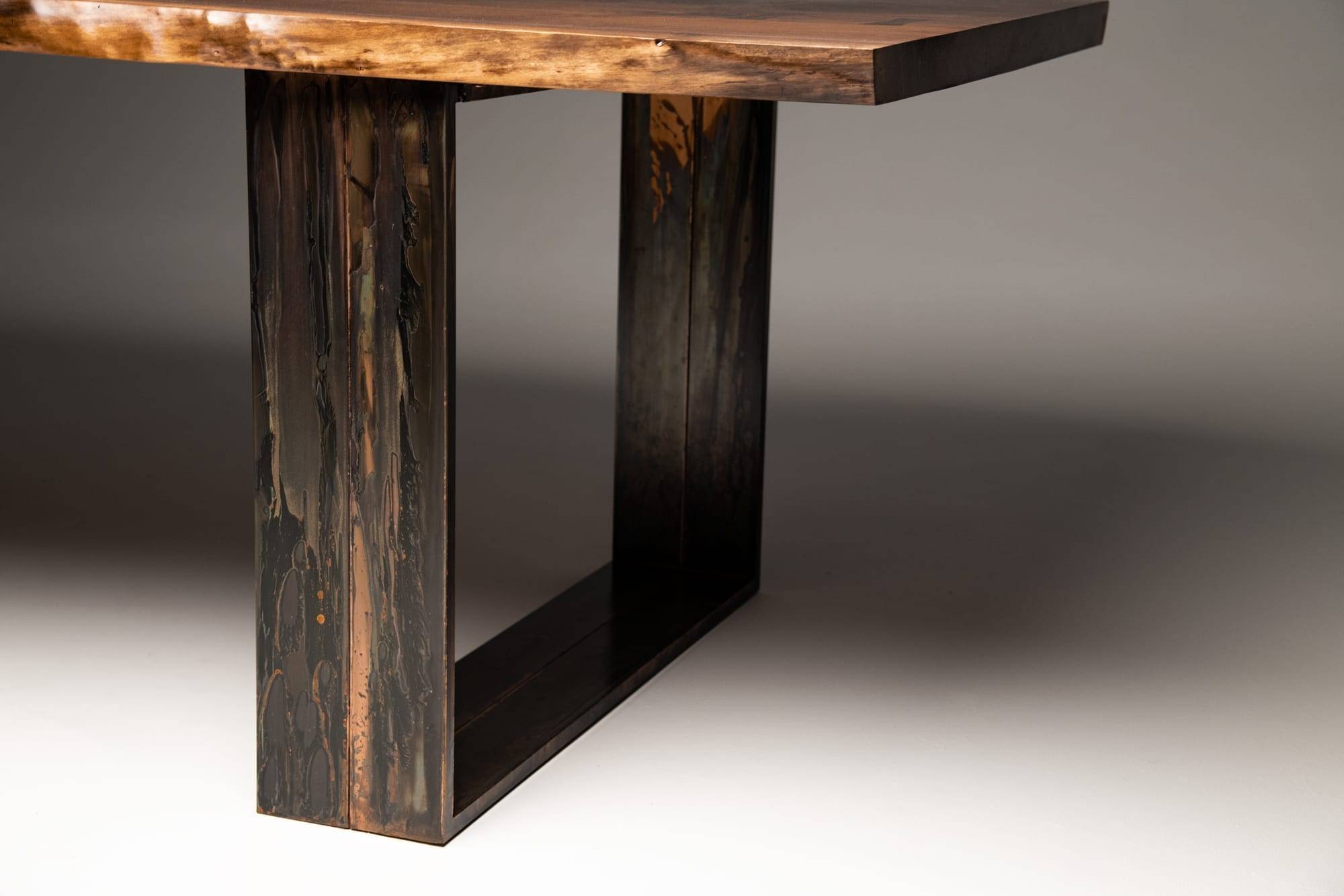 Black Walnut Slab Table | Rare Single Pennsylvanian Slab - Image 4