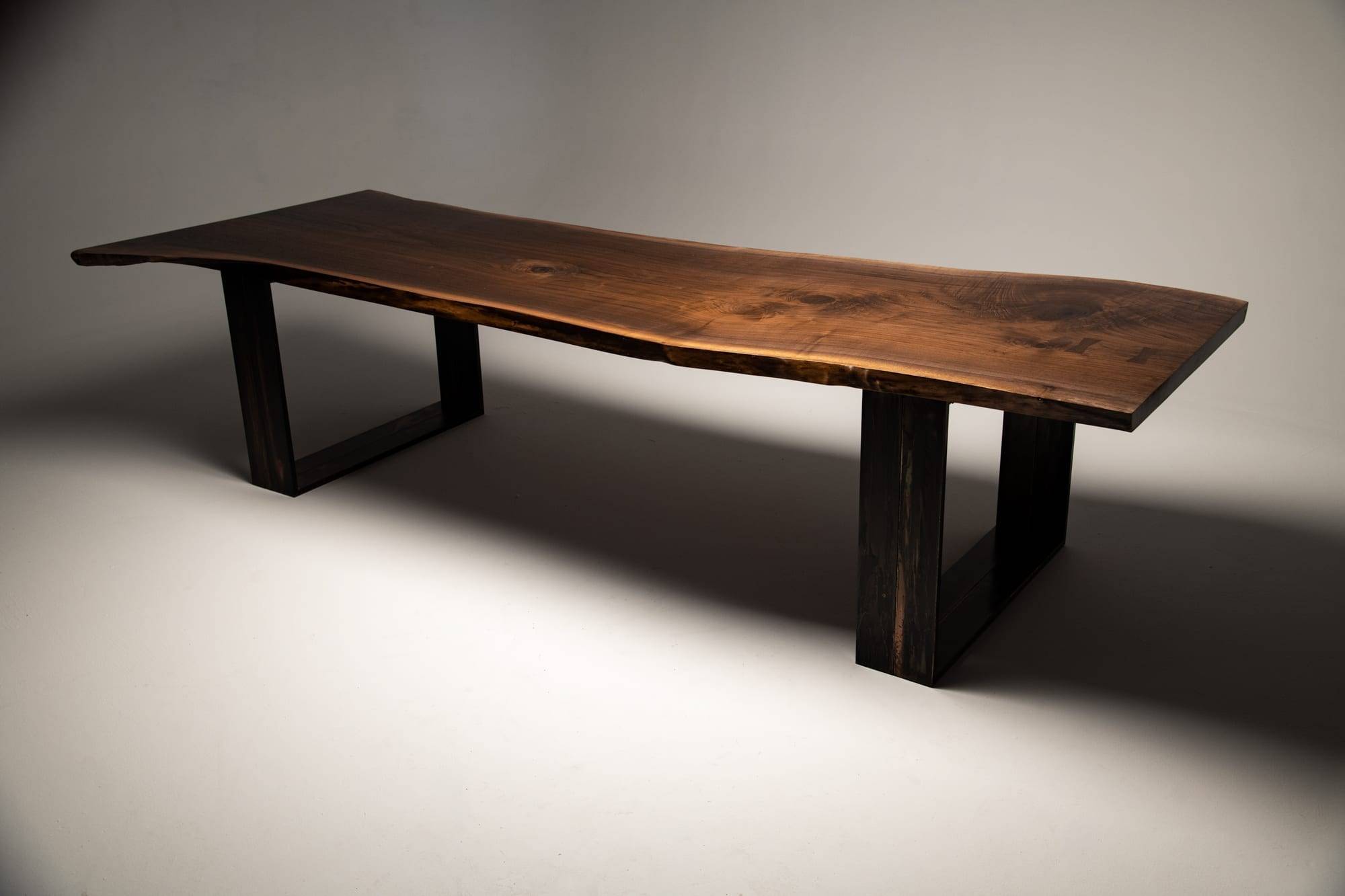 Black Walnut Slab Table | Rare Single Pennsylvanian Slab - Image 2