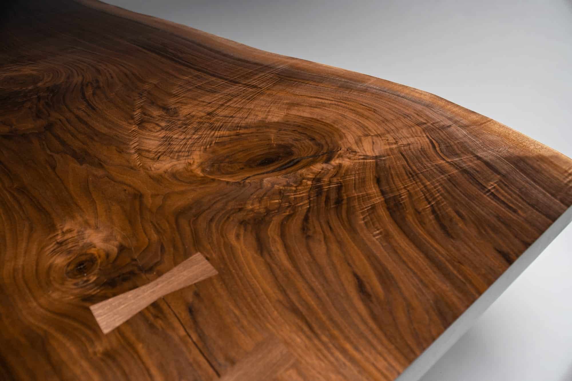Black Walnut Slab Table | Rare Single Pennsylvanian Slab - Image 7
